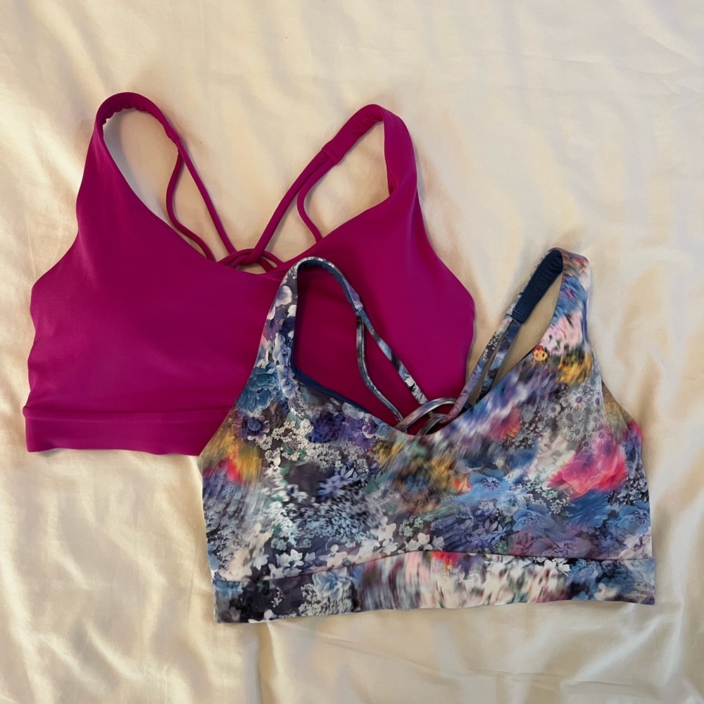 Athleta Solace Sports Bra bundle, Sz M D/DD